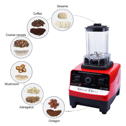 2000W Heavy Duty Commercial Blender – Your Ultimate Kitchen Companion!